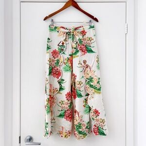NWOT Farm Rio Denyse Linen Pants S